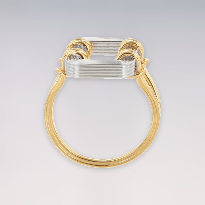 Asha Two-Tone Ring