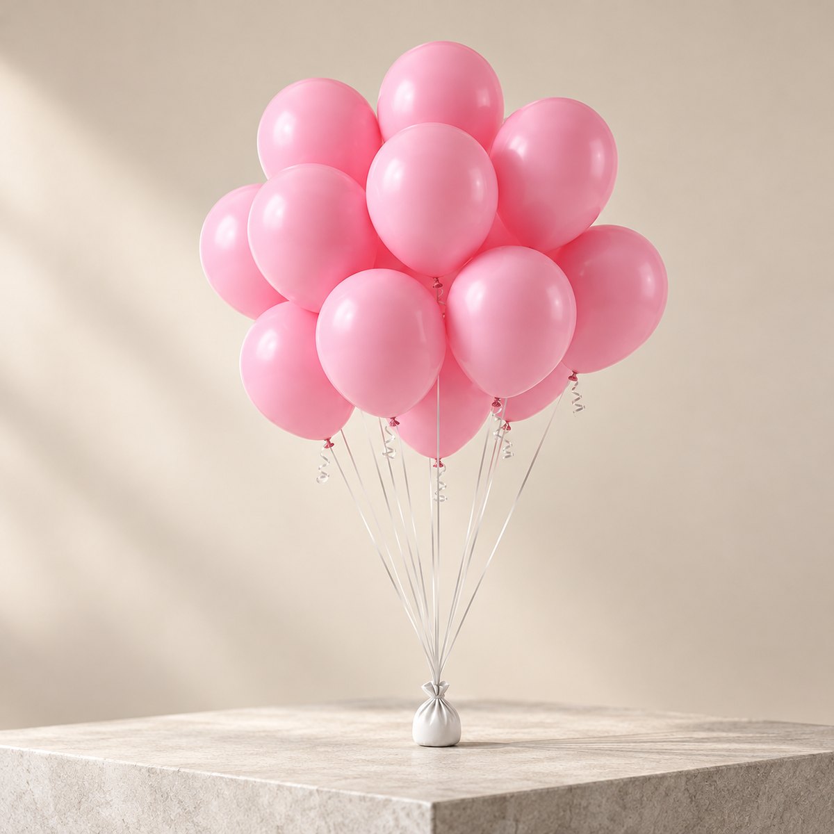 Pink Helium Balloon Set
