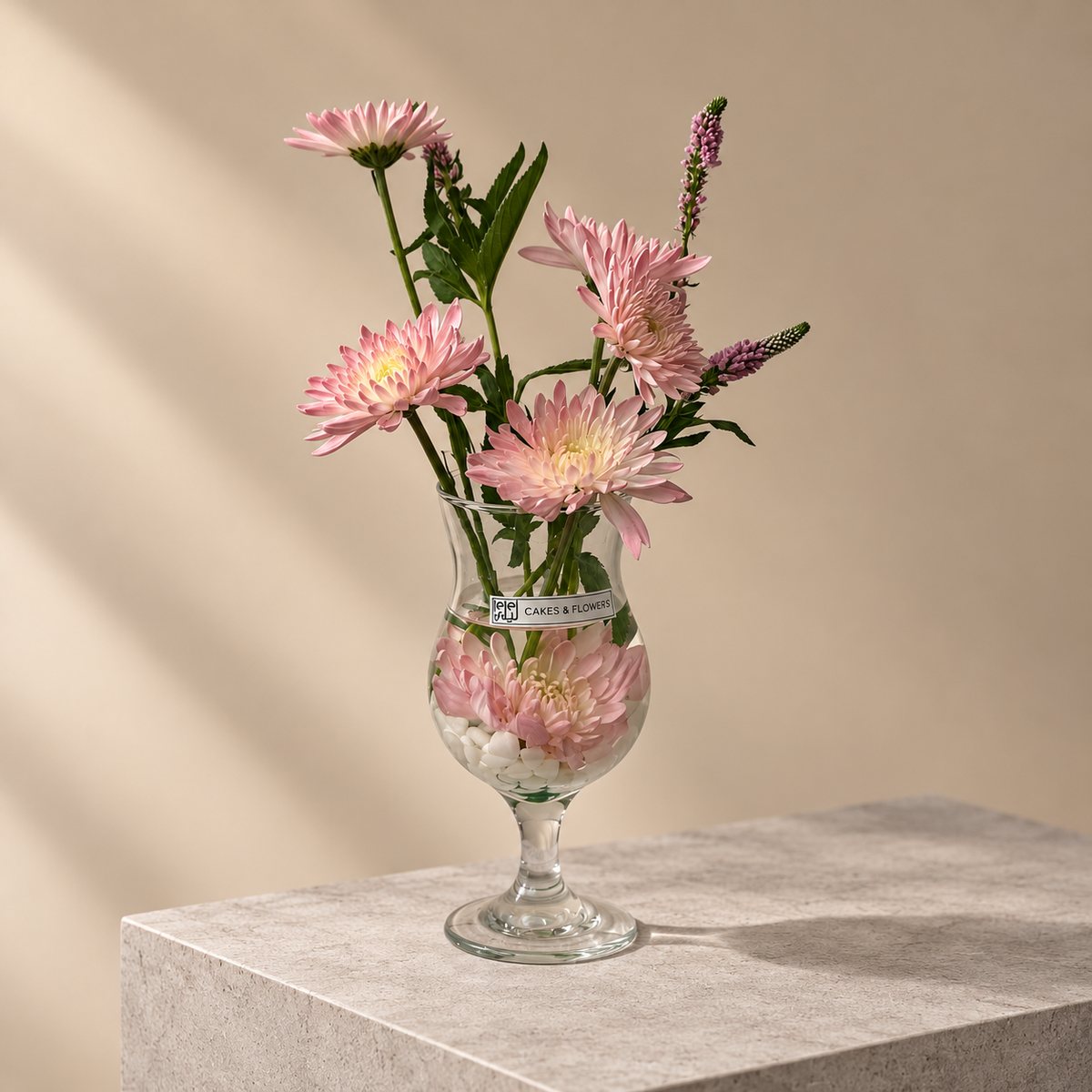 Pink Goblet Vase