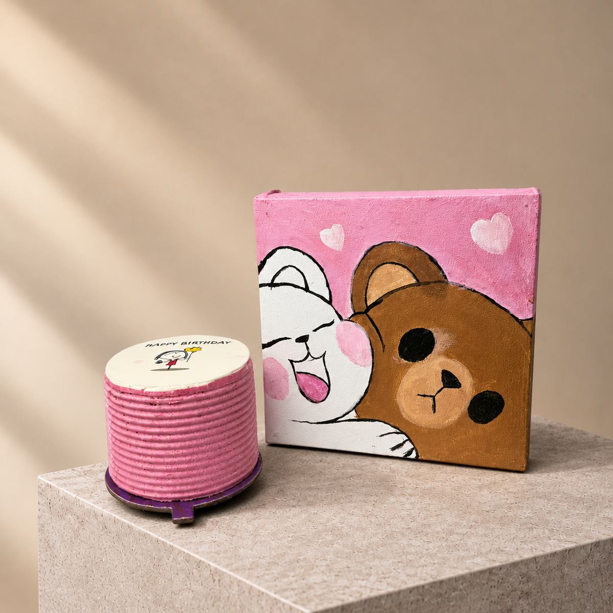 You Are Mine Painting with Cake Cup (3)