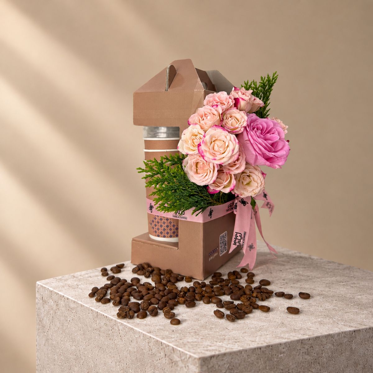Coffee Aroma Flower Box