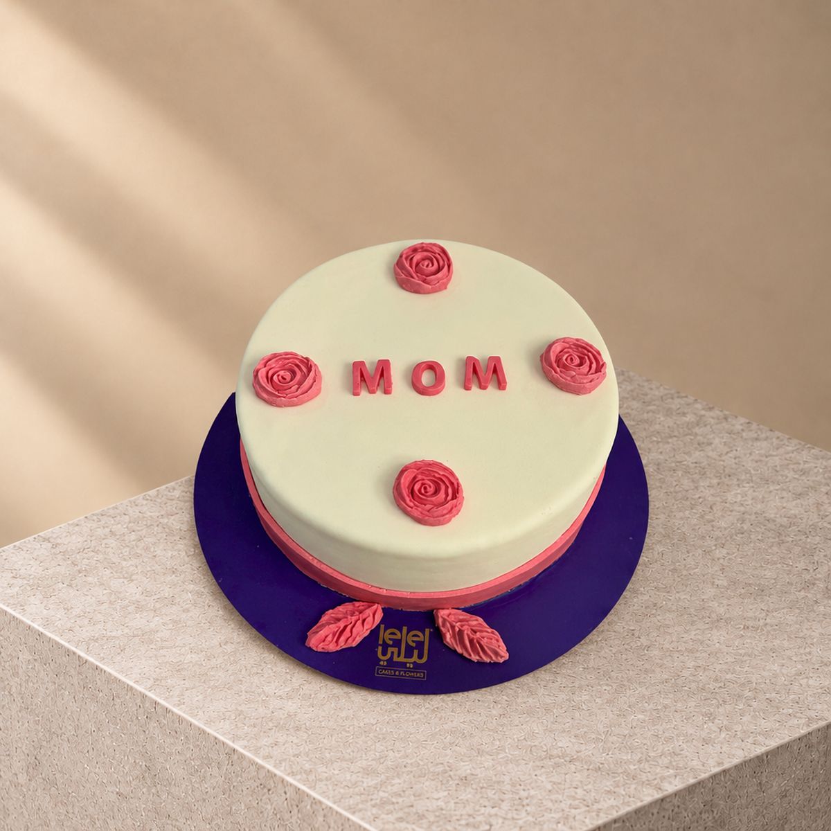 Large White Mom Cake (2)