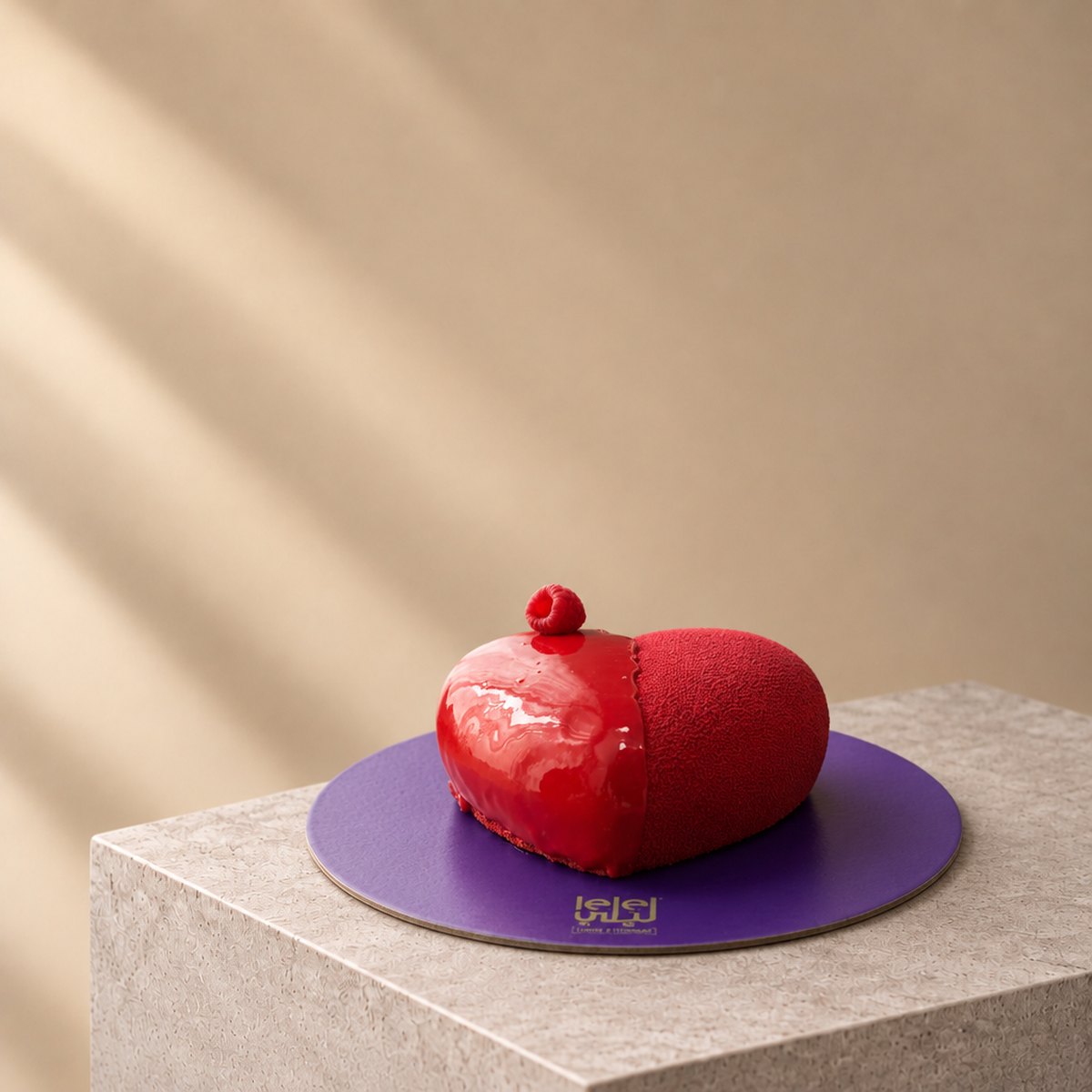 Red Velvet Heart Cake