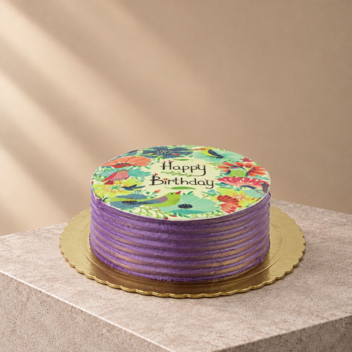 Large Happy Birthday Cake (2)