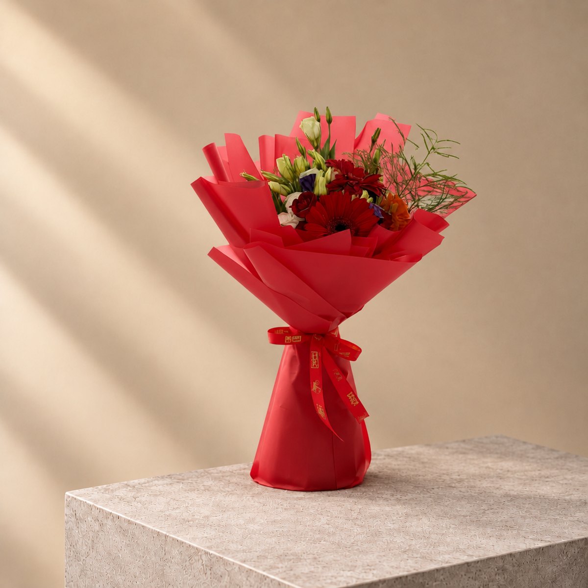 Red Gerbera Bouquet (4)