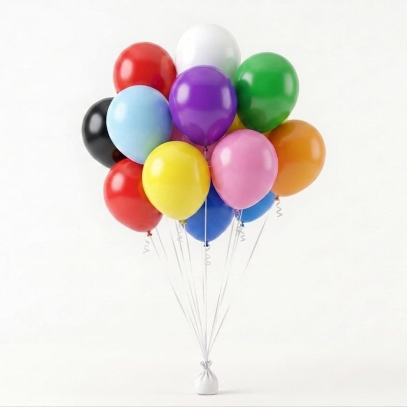 Colorful Helium Balloon Set