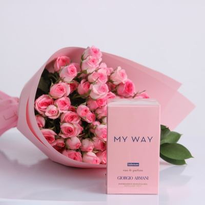 Baby Roses with Armani My Way Perfume
