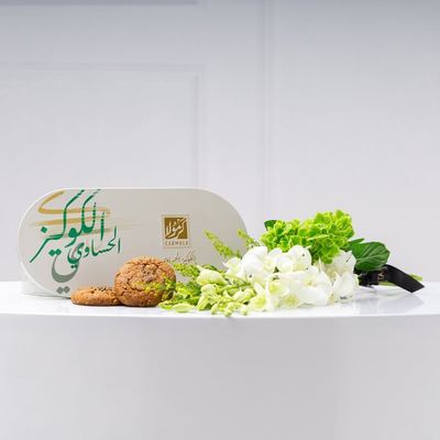 كوكيز حساوي مع الهيدرانجيا والبيبي أوركيد