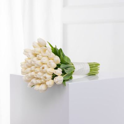 Forty Tulips Bridal Bouquet