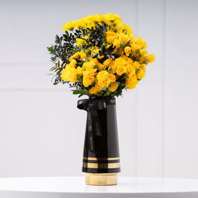 Yellow Blooms Vase