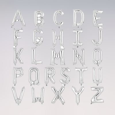 Silver Letter Balloons