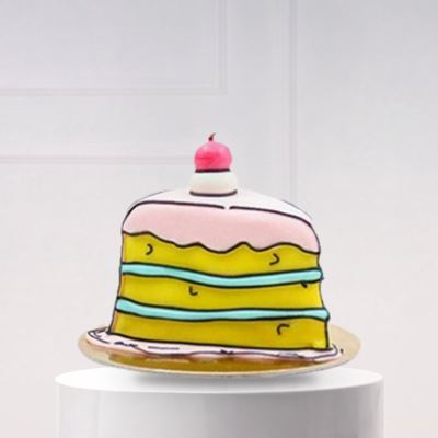 كوميك كيك ريد فلفت (شكل مثلث)