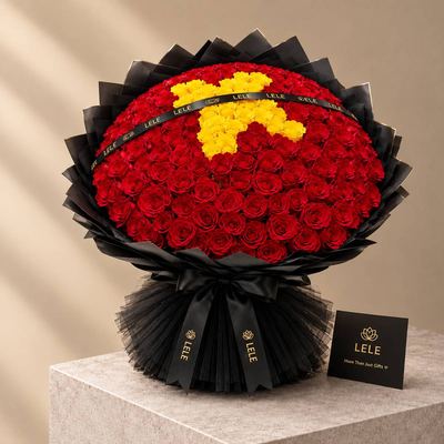 Rose Star of 150 Red Roses