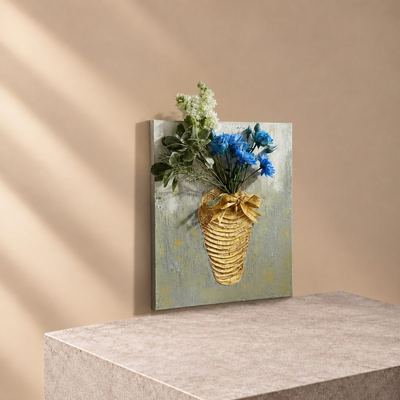 Golden Vase Wall Art
